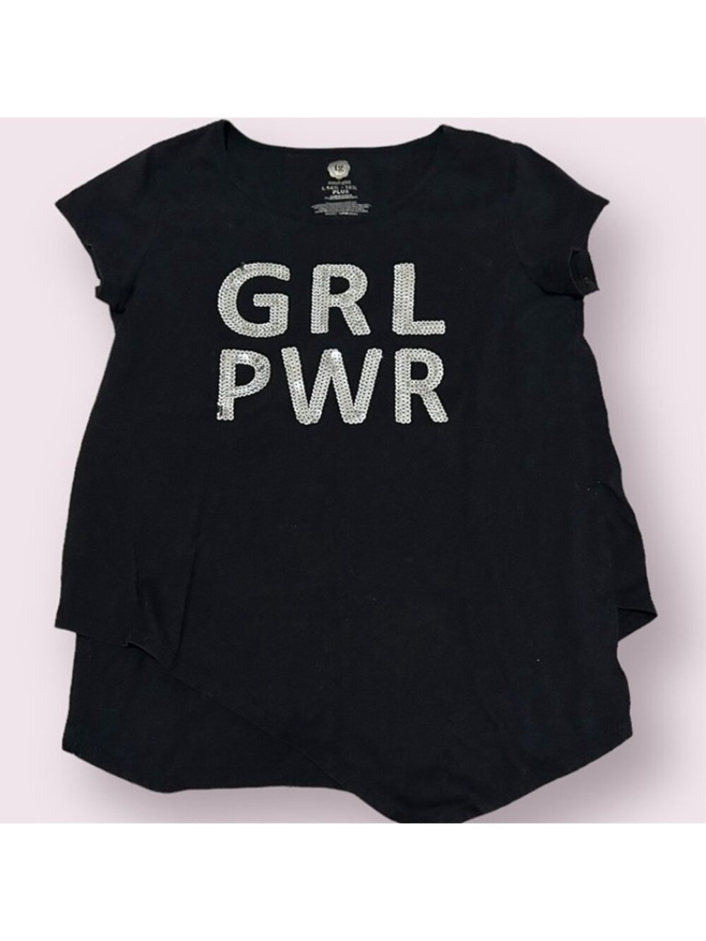 Girls Girl Powr Girl Power Sparkle Tee sz 14
